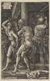 The Flagellation, from "The Passion", Albrecht Dürer  German, Engraving