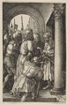 Christ before Pilate, from "The Passion", Albrecht Dürer  German, Engraving