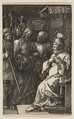 Christ before Caiaphas, from "The Passion", Albrecht Dürer German, Engraving