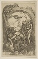 Christ in Limbo (reverse copy), Bundele German, Engraving