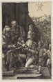 Pilate Washing His Hands, from "The Passion", Albrecht Dürer German, Engraving