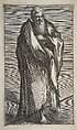 Saint Andrew, Jacques Bellange (French, Bassigny (?) ca. 1575–1616 Nancy), Etching
