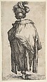 Melchior, from "Three Magi", Jacques Bellange  French, Etching