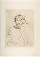Portrait of Whistler, Paul-César Helleu (French, Vannes 1859–1927 Paris), Drypoint; printed from cancelled plate