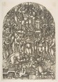 An innumerable Multitude which Stands before the Throne, from the Apocalypse, Jean Duvet  French, Engraving