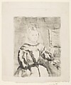 The Infanta Margarita, after Velázquez, Edgar Degas (French, Paris 1834–1917 Paris), Etching and drypoint; second state of two (only known impression)