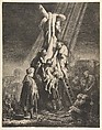Descent from the Cross, Rembrandt (Rembrandt van Rijn) (Dutch, Leiden 1606–1669 Amsterdam), Etching and burin