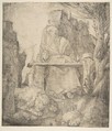 Saint Jerome by the Pollard Willow, Albrecht Dürer German, Drypoint