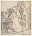 The Holy Family, Albrecht Dürer (German, Nuremberg 1471–1528 Nuremberg), Drypoint