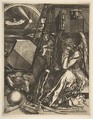 Melencolia I (copy), Jan (Johannes) Wierix  Netherlandish, Engraving