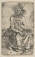 The Man of Sorrows, Albrecht Dürer German, Etching on iron; second state of three