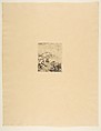 Greek Landscape, Edgar Degas (French, Paris 1834–1917 Paris), Etching (only state; impression from cancelled plate)