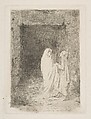 Dante and Virgil, Edgar Degas (French, Paris 1834–1917 Paris), Etching and drypoint on laid paper; second state of three (only known impression)