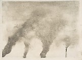 Factory Smoke, Edgar Degas (French, Paris 1834–1917 Paris), Monotype printed in black ink on laid paper