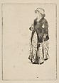 The Actress Ellen Andrée, Edgar Degas (French, Paris 1834–1917 Paris), Drypoint on laid paper; second state of three (unique impression)
