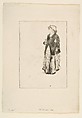 The Actress Ellen Andrée, Edgar Degas (French, Paris 1834–1917 Paris), Drypoint on laid paper; second state of three (unique impression)