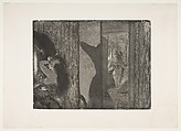 Actresses in Their Dressing Rooms, Edgar Degas (French, Paris 1834–1917 Paris), Etching and aquatint; fourth state of five