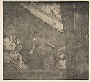 At the Café des Ambassadeurs, Edgar Degas (French, Paris 1834–1917 Paris), Etching, softground, drypoint, and aquatint; fifth (final) state; canceled plate