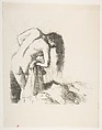 After the Bath III, Edgar Degas (French, Paris 1834–1917 Paris), Lithograph, transfer, and crayon; second state of two