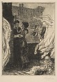 Love on the Roof, John Sloan (American, Lock Haven, Pennsylvania 1871–1951 Hanover, New Hampshire), Etching