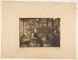 McSorley's Back Room, John Sloan (American, Lock Haven, Pennsylvania 1871–1951 Hanover, New Hampshire), Etching, second state of three