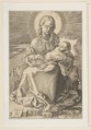 The Virgin with the Swaddled Child (copy), Albrecht Dürer German, Engraving