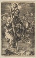 Saint Christopher Facing Right, Albrecht Dürer German, Engraving