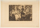 Fifth Avenue Critics, from "New York City Life", John Sloan (American, Lock Haven, Pennsylvania 1871–1951 Hanover, New Hampshire), Etching
