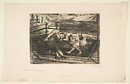 Woman and Child on the Roof, John Sloan (American, Lock Haven, Pennsylvania 1871–1951 Hanover, New Hampshire), Etching