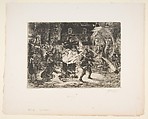 Bonfire, John Sloan (American, Lock Haven, Pennsylvania 1871–1951 Hanover, New Hampshire), Etching