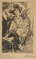 Odalisque, John Sloan (American, Lock Haven, Pennsylvania 1871–1951 Hanover, New Hampshire), Etching