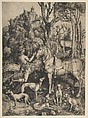 Saint Eustace, Albrecht Dürer German, Engraving