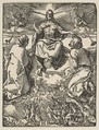 The Last Judgment, from "The Small Passion", Albrecht Dürer German, Woodcut