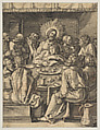 The Last Supper, from The Small Passion (copy), Albrecht Dürer  German, Engraving