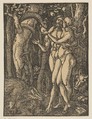 Adam and Eve, from "The Small Passion" (copy), Albrecht Dürer German, Woodcut
