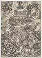 The Four Avenging Angels, from "The Apocalypse", Latin Edition, Albrecht Dürer German, Woodcut