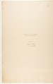 Portfolio cover and text for "The Raven" by Edgar Allan Poe, Edouard Manet (French, Paris 1832–1883 Paris), Letterpress in black and red ink