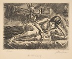 Nude Reading, John Sloan (American, Lock Haven, Pennsylvania 1871–1951 Hanover, New Hampshire), Etching