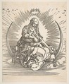 The Madonna on the Crescent, Frontispiece to "The Life of the Virgin", Albrecht Dürer  German, Woodcut