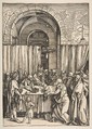 The Rejection of Joachim's Offering, from The Life of the Virgin, Albrecht Dürer  German, Woodcut