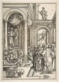 The Presentation of the Virgin in the Temple, from "The Life of the Virgin", Albrecht Dürer  German, Woodcut