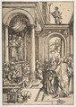 The Presentation of The Virgin in the Temple, from "The Life of The Virgin", Albrecht Dürer German, Woodcut