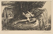 Nude on Studio Couch, John Sloan (American, Lock Haven, Pennsylvania 1871–1951 Hanover, New Hampshire), Etching and engraving