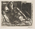 Nude Resting on Elbow, John Sloan (American, Lock Haven, Pennsylvania 1871–1951 Hanover, New Hampshire), Etching