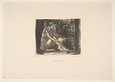 Nude by Bookcase, John Sloan (American, Lock Haven, Pennsylvania 1871–1951 Hanover, New Hampshire), Etching
