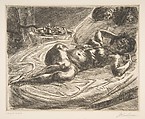 Nude and Breakfast Tray, John Sloan (American, Lock Haven, Pennsylvania 1871–1951 Hanover, New Hampshire), Etching and engraving