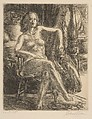 Nude with Furniture, John Sloan (American, Lock Haven, Pennsylvania 1871–1951 Hanover, New Hampshire), Etching