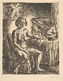 Nude at Dressing Table, John Sloan (American, Lock Haven, Pennsylvania 1871–1951 Hanover, New Hampshire), Etching