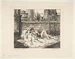 Sunbathers on the Roof, John Sloan (American, Lock Haven, Pennsylvania 1871–1951 Hanover, New Hampshire), Etching