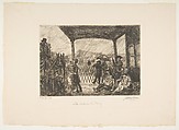 The Wake on the Ferry, John Sloan (American, Lock Haven, Pennsylvania 1871–1951 Hanover, New Hampshire), Etching